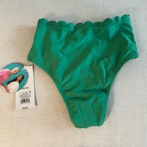 Women's Scallop Edge High Waist Medium Coverage Bikini Bottom - RHODE x Target